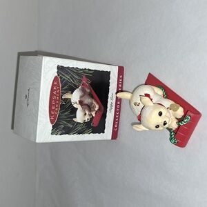 HALLMARK GOLDEN RETRIEVER PUPPY LOVE 1993 Ornament in box